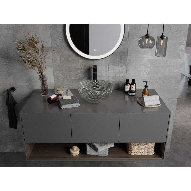 Transparent glasbordvask Mexen Dora 34 x 34 cm, 1 stk.