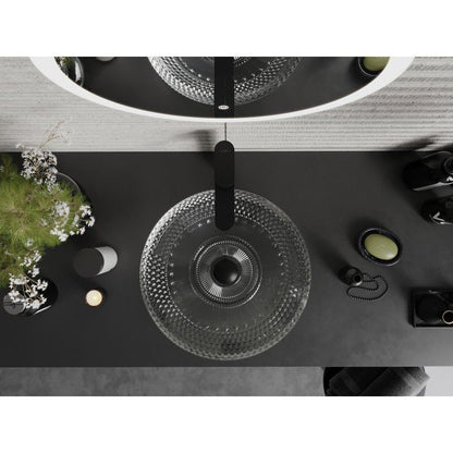 Mexen Heba glasvask til bordmontage 45 x 45 cm transparent 1 stk.