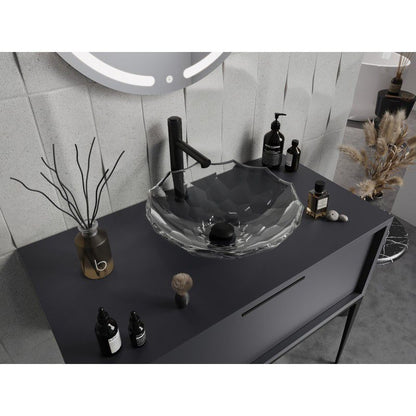 Mexen Inga glasvask til bordmontage 44 x 44 cm transparent 1 stk.