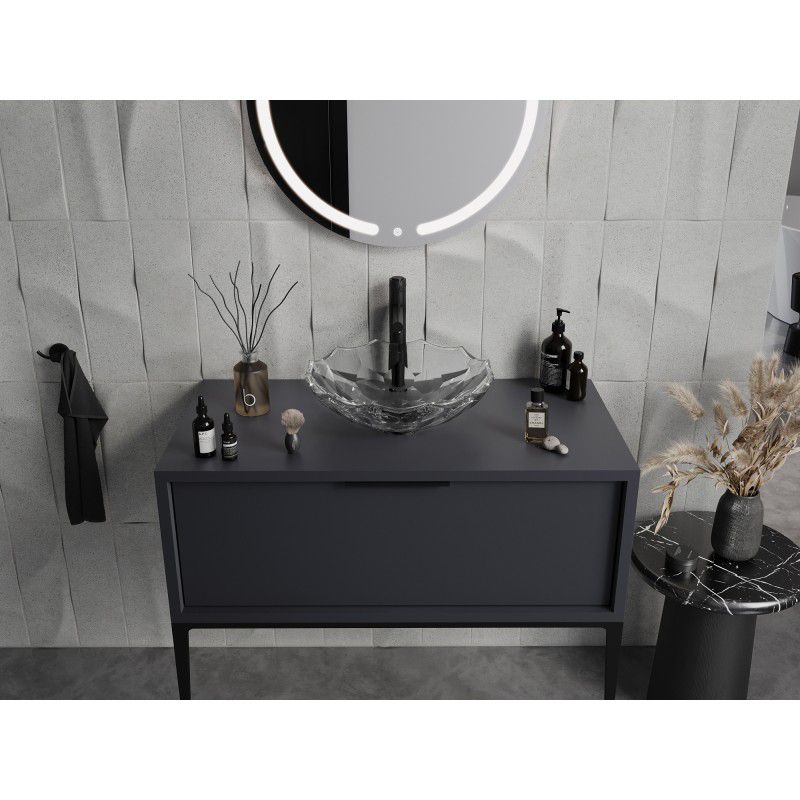 Mexen Inga glasvask til bordmontage 44 x 44 cm transparent 1 stk.