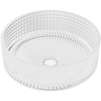 Mexen Lira glasvask til bordmontage 37 x 37 cm transparent 1 stk.