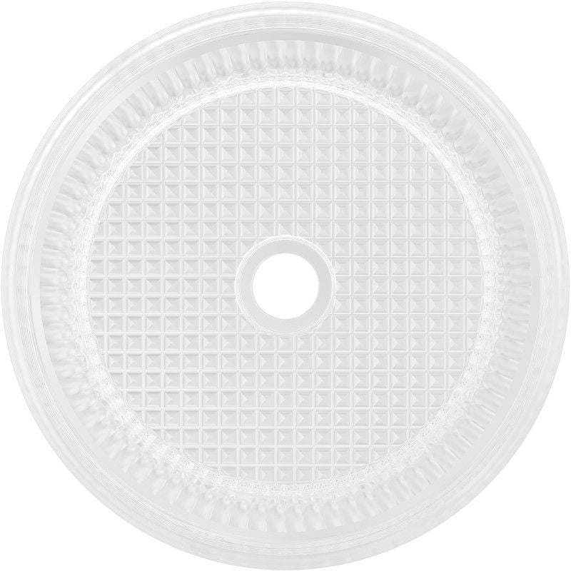 Mexen Lira glasvask til bordmontage 37 x 37 cm transparent 1 stk.