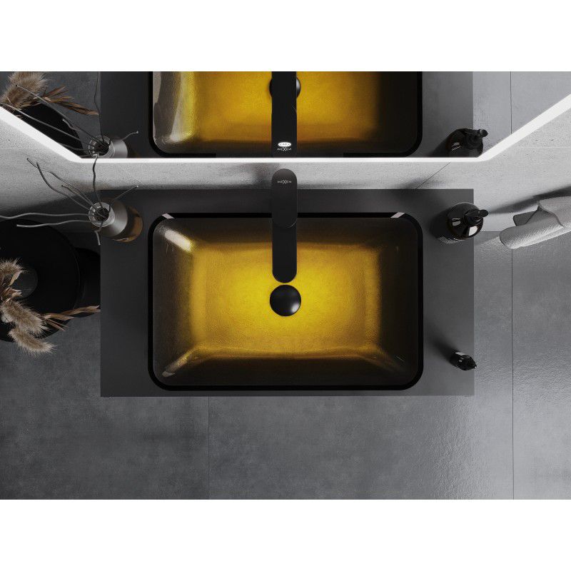 Glasbordvask Mexen Megan i guld 56 x 36 cm, 1 stk.