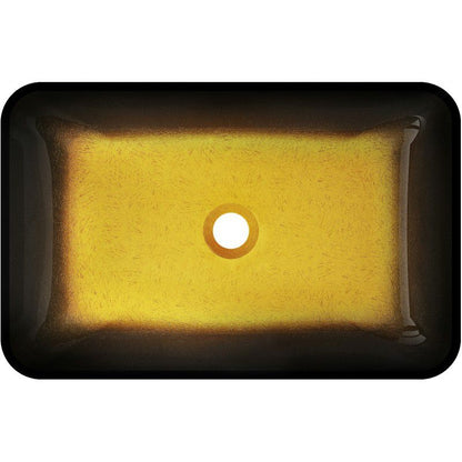 Glasbordvask Mexen Megan i guld 56 x 36 cm, 1 stk.