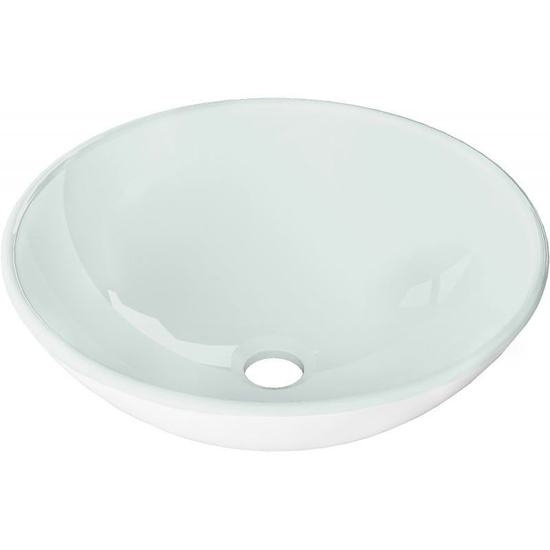 Mexen Mira glasvask til bordmontage 42 x 42 cm hvid 1 stk.