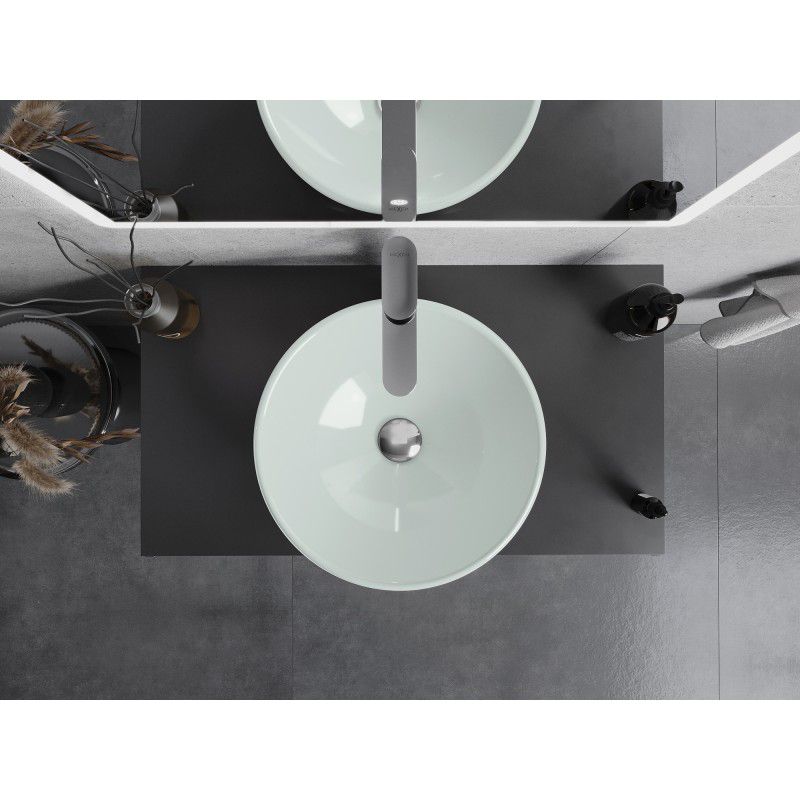 Mexen Mira glasvask til bordmontage 42 x 42 cm hvid 1 stk.