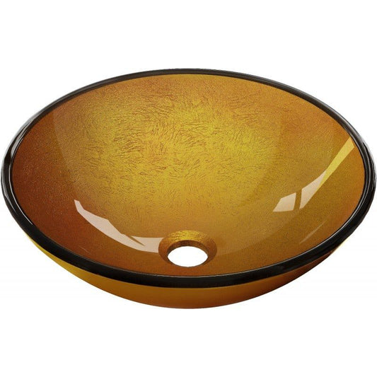 Glasvaske til bordmontage Mexen Mira 42 x 42 cm i guld, 1 stk.