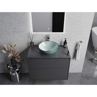 Glasvask til bordmontering Mexen Mira sølv 42 x 42 cm 1 stk.