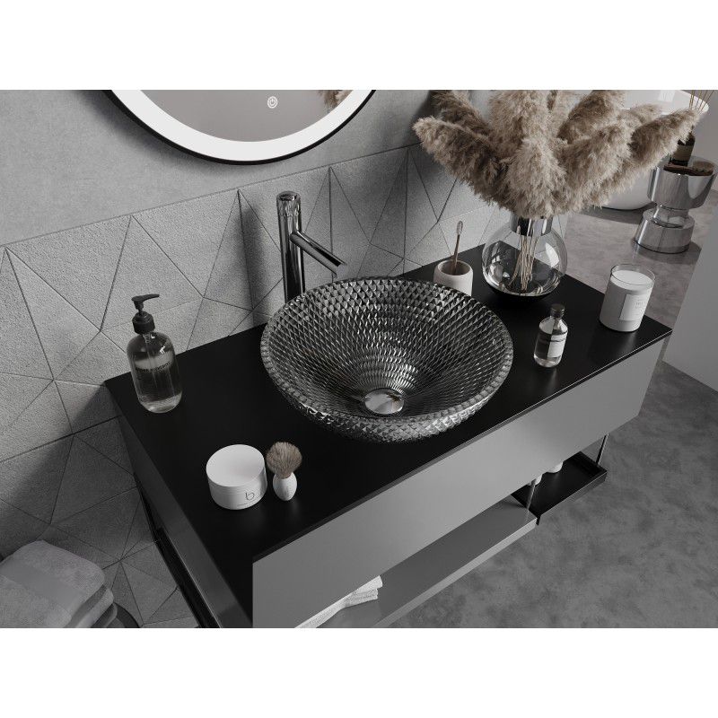 Glasbordvask Mexen Olza transparent 42 x 42 cm 1 stk.