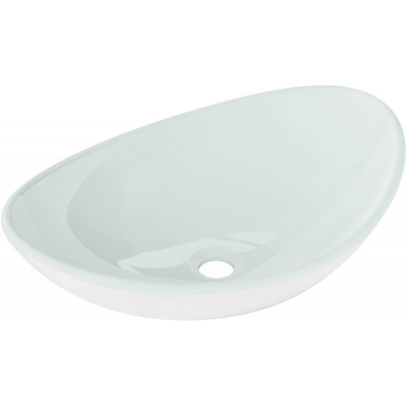 Glasbordvask Mexen Sonia 54 x 37 cm hvid 1 stk.