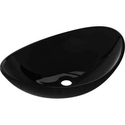 Sort glasvask til bordmontering Mexen Sonia 54 x 37 cm 1 stk.