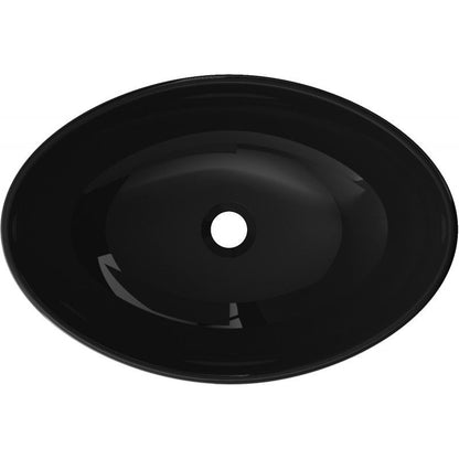 Sort glasvask til bordmontering Mexen Sonia 54 x 37 cm 1 stk.