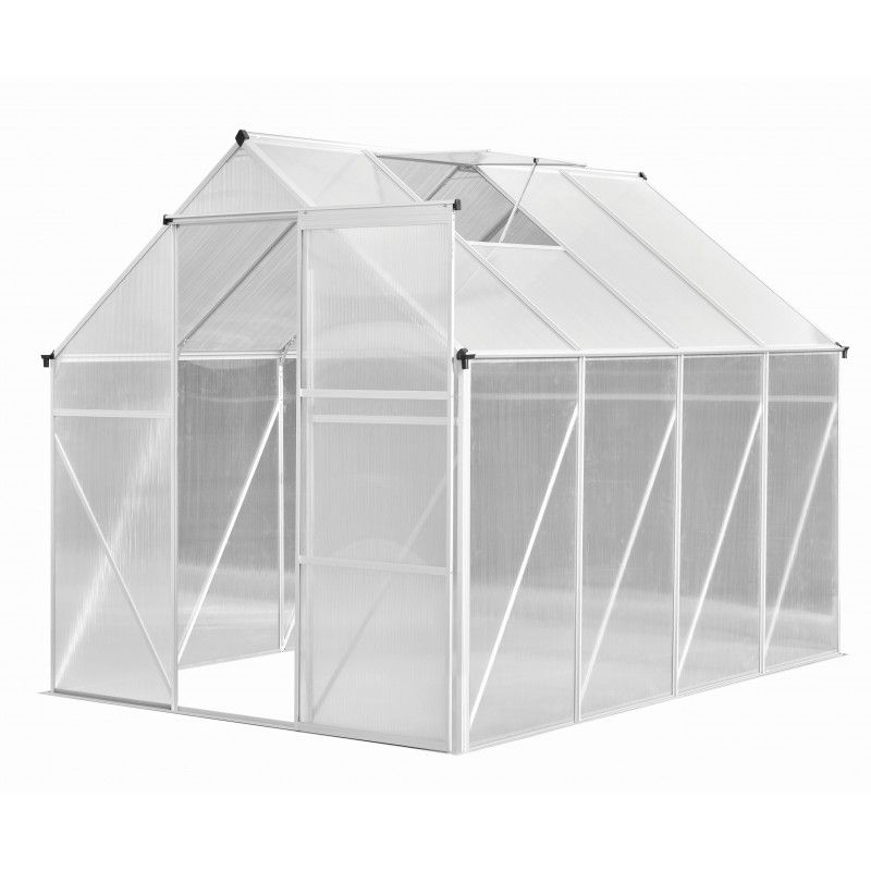 Polycarbonatdrivhus 4iQ Group 4,8 m² 190x250x195 cm 1 stk.