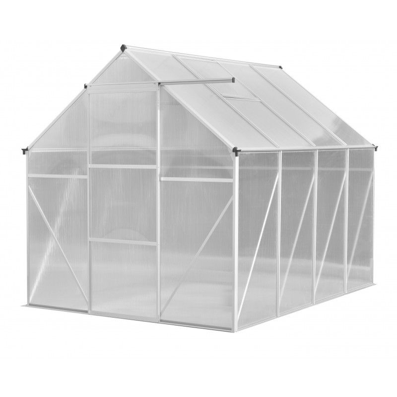Polycarbonatdrivhus 4iQ Group 4,8 m² 190x250x195 cm 1 stk.