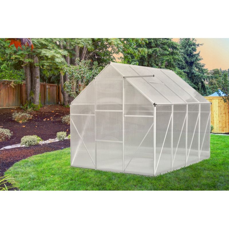 Polycarbonatdrivhus 4iQ Group 4,8 m² 190x250x195 cm 1 stk.