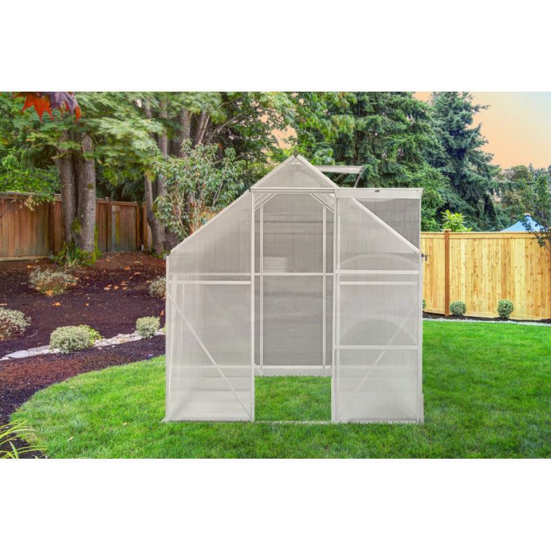 Polycarbonatdrivhus 4iQ Group 4,8 m² 190x250x195 cm 1 stk.