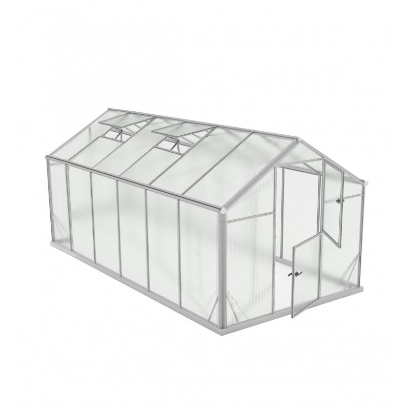 Polykarbonatdrivhus L-10 4iQ Group 430x220 cm, 1 stk.