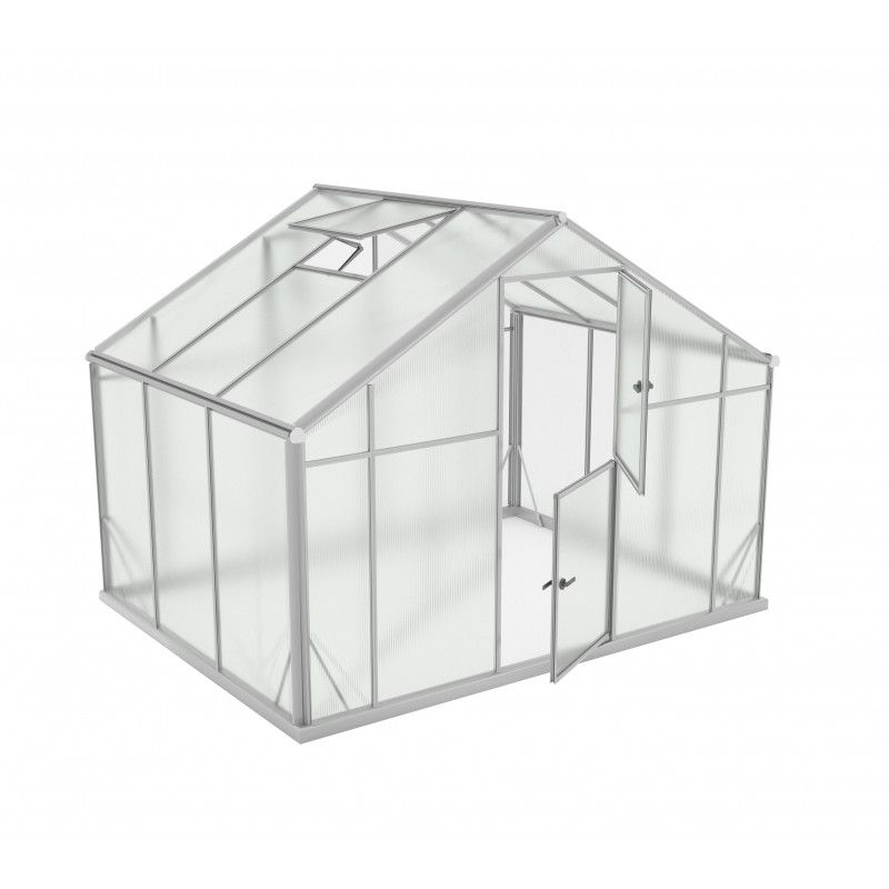 XL-7 polycarbonat drivhus 4iQ Group 220x290 cm, 1 stk.