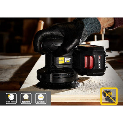 Caterpillar excentersliber uden batteri DX42B 1 stk.