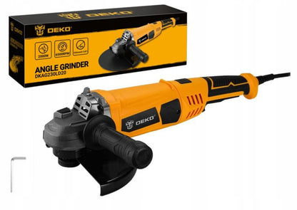 DEKO vinkelsliber 2000W 6500 omdr./min 230 mm 1 sæt