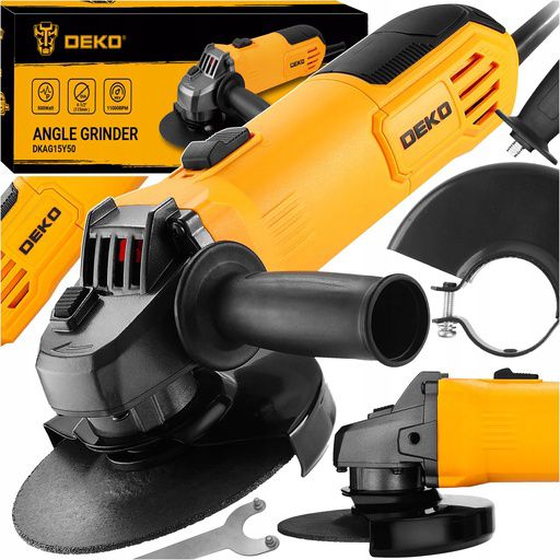 DEKO vinkelsliber 500W 11000 omdr./min 115 mm 1 sæt
