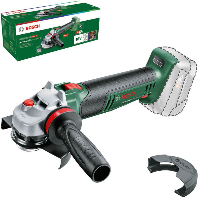 Bosch AdvancedGrind vinkelsliber 18 V - 80 uden batteri