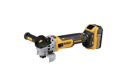 DeWalt vinkelsliber 125 mm 18 V XR med 2 x 5 Ah batterier