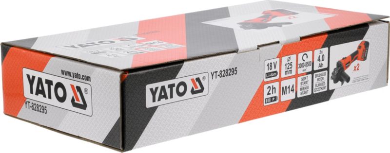 Yato vinkelsliber 125 mm 18 V