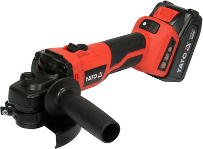 Yato børsteløs vinkelsliber 18 V 125 mm