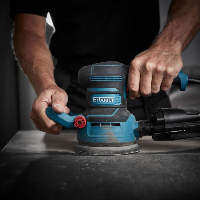 Erbauer excentersliber 150 mm 450 W