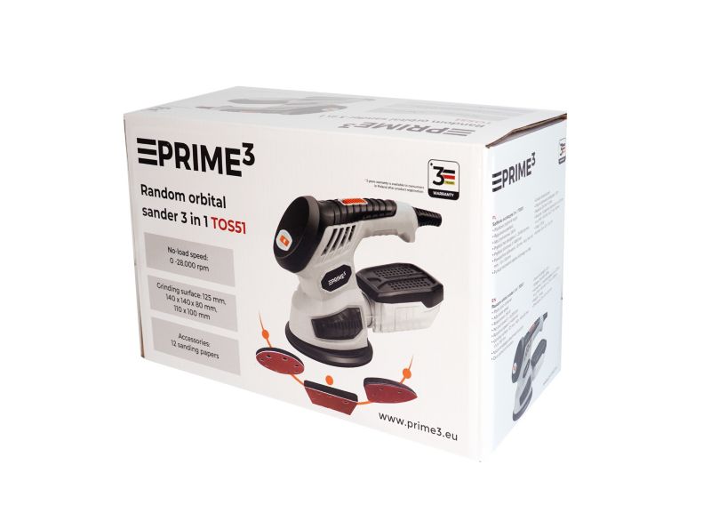 Oscillerende slibemaskine 3-i-1 PRIME3 260 W TOS51, 1 stk.