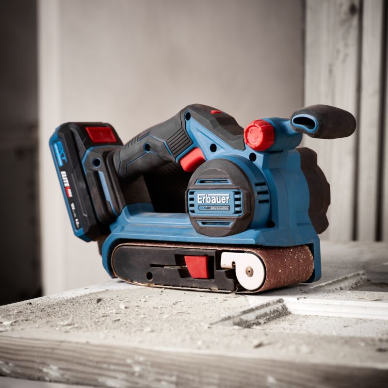 Erbauer 18 V båndsliber uden batteri