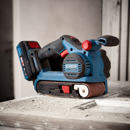 Erbauer 18 V båndsliber uden batteri