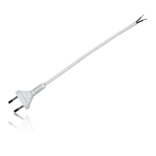 OMYp ledning Zamel 2 x 0,75 mm² 3 m hvid