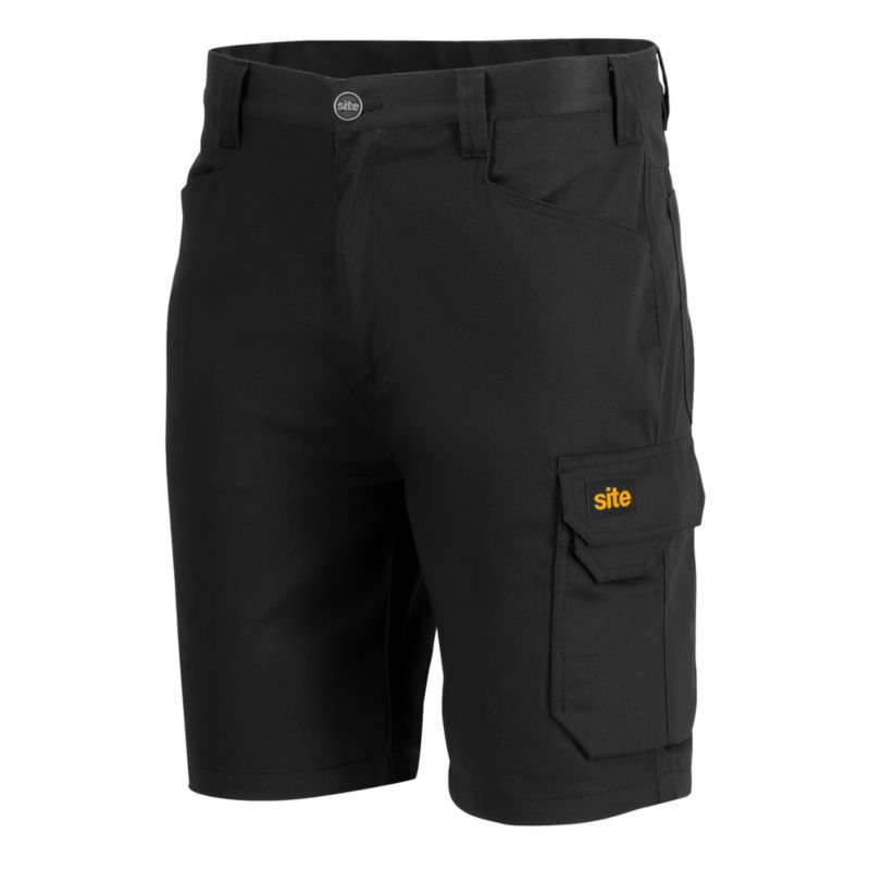 Site Sember sorte arbejds-shorts W38