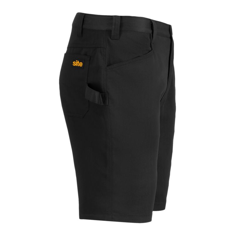 Site Sember sorte arbejds-shorts W38