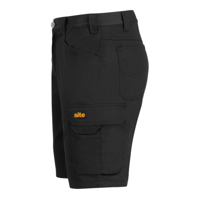 Site Sember sorte arbejds-shorts W38