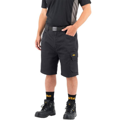 Site Sember sorte arbejds-shorts W38