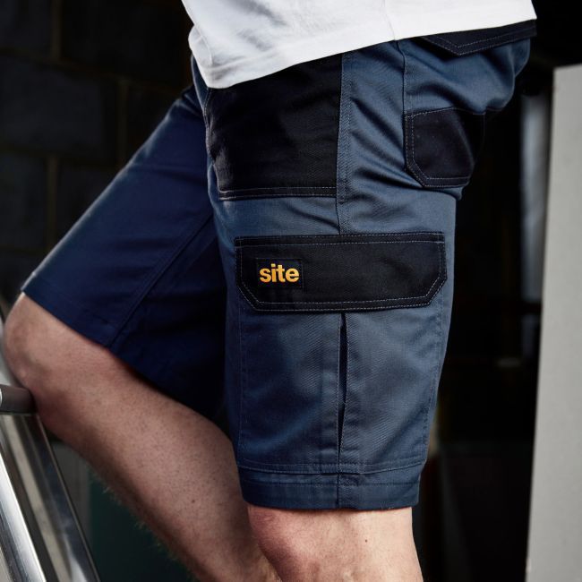 Site Harrier grå arbejdsshorts med lommer W30 40