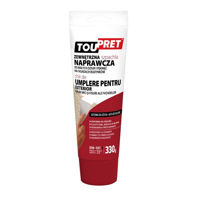 Toupret udendørs reparationsspartel 330 g