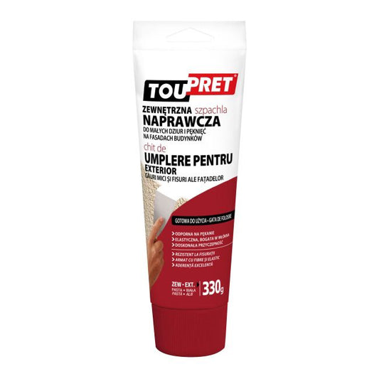 Toupret udendørs reparationsspartel 330 g