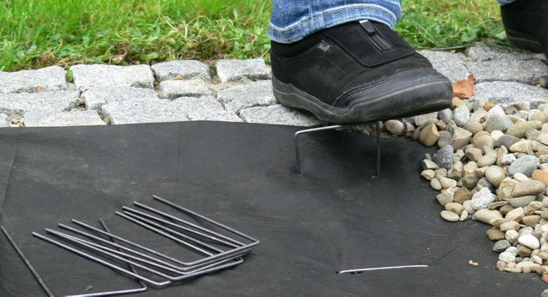 KADAX pæle til fastgørelse af fiberdug 12 cm, 50 stk.