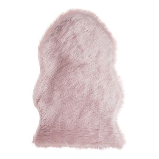 GoodHome kunstlæder tæppe 60 x 90 cm i rosa