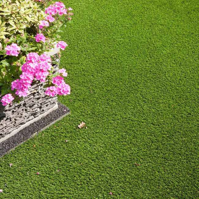 Syntetisk græs Rosa 4 m
