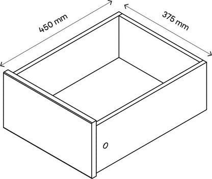 Indvendig skuffe til korpus 45 x 37,5 cm GoodHome Atomia eg