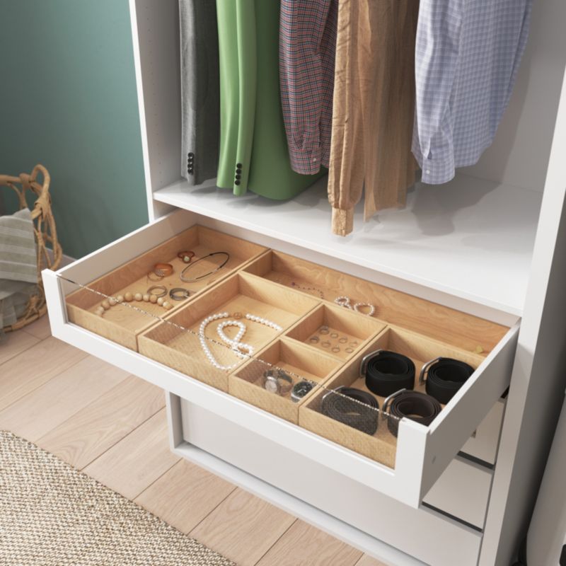Indvendig skuffe til korpus 58 x 100 cm GoodHome Atomia hvid/glas