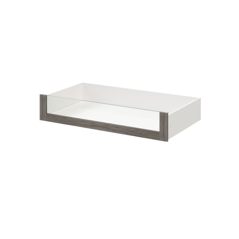 Indvendig skuffe til korpus 58 x 100 cm GoodHome Atomia grå eg/glas