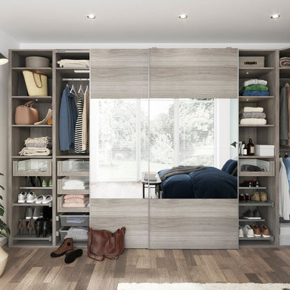 Indvendig skuffe til korpus 58 x 50 cm GoodHome Atomia grå eg/glas