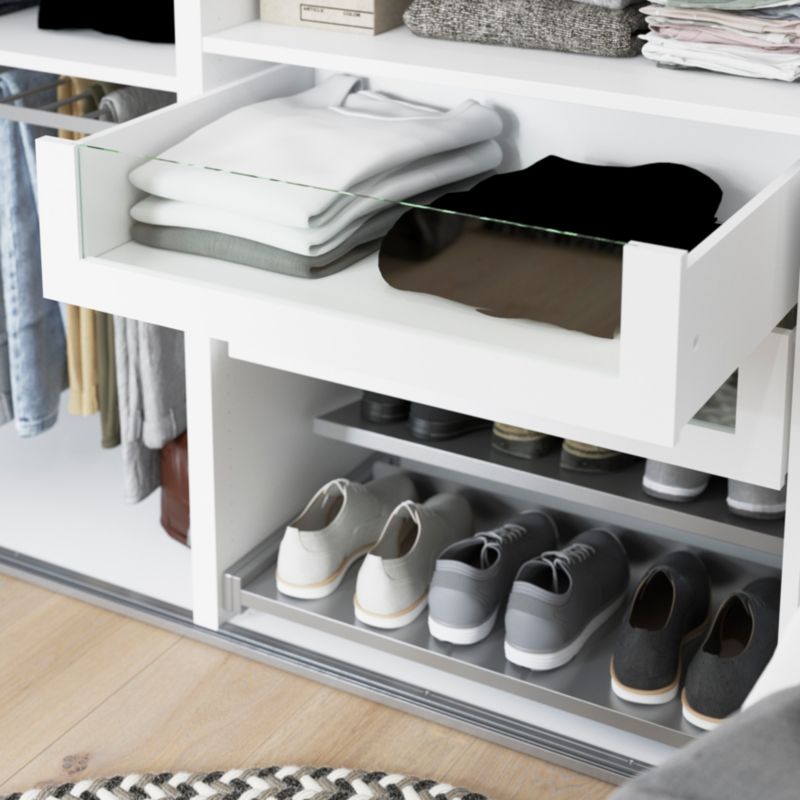 Indvendig skuffe til korpus 58 x 75 cm GoodHome Atomia hvid/glas