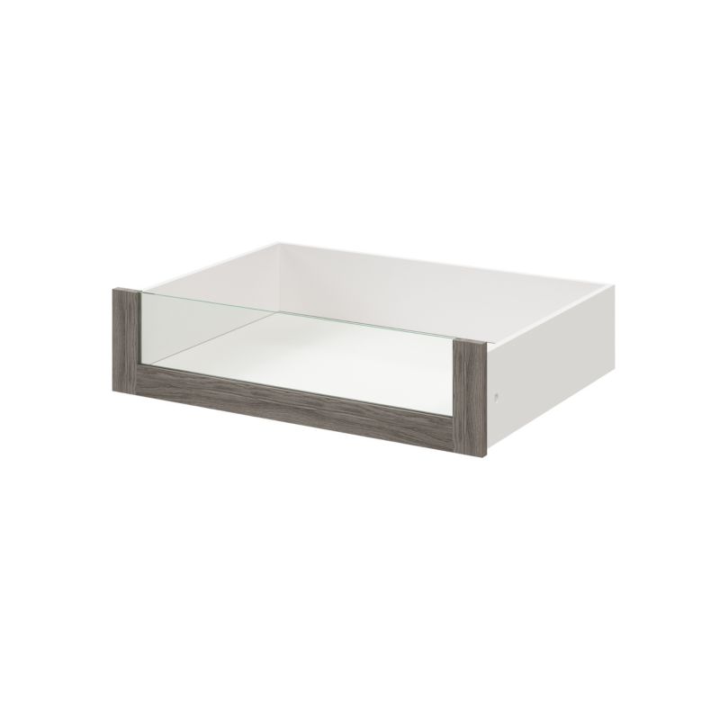 Indvendig skuffe til korpus 58 x 75 cm GoodHome Atomia grå eg/glass
